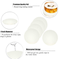 Miniatyrbillede 3 af 5: Læder coasters til drikkevarer, luksuriøst design PU læder drikke coasters med nem rengøringsfunktion, fugtbestandig og holdbar til kontor og