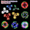 Miniatyrbillede 2 af 5: Lys Fidget Spinner, Lys Fidget Finger Legetøj Hånd Spinner - Stressreduktion og Angstlindring Hånd Spinner til Børn