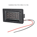 Miniatyrbild 4 av 5: 3 1/2-siffrig strömmeter Hög noggrannhet ICL7107 0,56 tum LED-display Ammeter DC 10A-område Blå