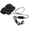 Miniatyrbilde 1 av 5: Clip-on USB-høyttaler for bærbar PC, stasjonær PC, nettbrett, kablet stereohøyttaler med linjekontroller