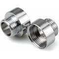 Kromkranadaptere 3/4\" x 1/2\", dusjslanger, nippelreduserende beslag for kranadapterkobling