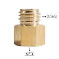 Miniatyrbilde 2 av 5: Quooker Cube Tank CO2 Gass Konverter Adapter TR21-4 til TR21-3 Gjenge