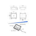 Miniatyrbilde 3 av 5: Innebygd 2D strekkodeskanner USB QR strekkodeleser RS232 TTL grensesnitt Kiosk Liten fast installasjon