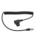 Pikkukuva 1 / 5: D-Tap - 4-nastainen Hirose-virtajohto latauskaapeli Sound Devices 688 633 Zoom F8 -laitteille