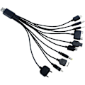 Miniatyrbillede 1 af 5: 10 i 1 Universal USB Opladerkabel Multifunktionsopladning Synkkabel til Ipod Iphone Psp Kamera Nokia Blackberry 1 stk