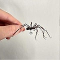 Miniatyrbilde 3 av 5: Gigantiske edderkopp-øredobber herre øredobber
