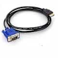 Miniatyrbillede 2 af 4: HDMI til VGA Adapter Kabel VGA til HDMI Adapter Skærm D-sub til HDMI 15 Pin til HDMI Adapter Han til VGA Han Stik Ledning Sender Envejs Transmission