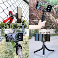 Miniatyrbilde 2 av 5: Svart Tripod Bøyelig Tripod Tripod / Kamerastativ Mobilkamera