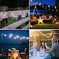 Miniatyrbild 5 av 5: G40 LED Festoon-lampor 8M 25PCS 7W Glödlampa