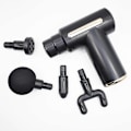 Miniatyrbild 2 av 5: Massagepistol med 4 massagehuvuden och 6 hastigheter