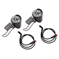 Miniatyrbillede 1 af 5: 2X E-cykel LED Forlygte 6V 12V 24V 36V 48V 60V Cykellygte Vandtæt Forlygte Vandtæt