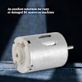 Pikkukuva 5 / 5: 8000RPM 9V 68mA Korkeamagneettinen Sylinterimäinen Mini DC-moottori Hopea