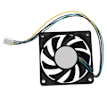 Miniatyrbild 1 av 4: 70x70x15mm 12V 4-stifts PWM PC-datorhölje CPU-kylare kylfläkt svart