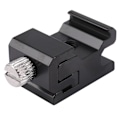 Miniatyrbillede 5 af 5: 5 stk. Kamera Metal Cold Shoe Hot Shoe Flash Beslag Mount Adapter med 1/4 Tripod Skrue til Lys St
