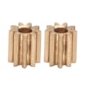 Miniatyrbilde 1 av 5: 2 stk Motor Tannhjul i Messing Erstatning for Duplo Intelli Lok Modul 0.4 9 Tenner
