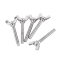 Miniatyrbilde 1 av 5: 5 stk. M5 Vingeskrue Bolter 304 Rustfritt Stål Festemiddelsortiment, Full Gjenget (M5X40mm)