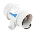 Miniatyrbilde 1 av 5: 3 Tommer 12V Stille Inline Vifte Inline Marine Lense Luftvifte for Yachter Båter Luftsirkulasjon