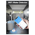 Miniatyrbillede 2 af 5: Tuya WiFi Oversvømmelsessensor Smart Life App Vandlækagesensor Detektion Høj Lydalarm Linkage Alert Applikation