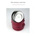 Miniatyrbild 4 av 5: Neoprenkopp, termiskt isolerande koppöverdrag, vattenflasköverdrag, hållare 360 ml - 550 ml, 550 ml svart