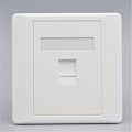 Pikkukuva 2 / 5: At6 Gigabit Rj45 Lan Kaksikanavainen Verkkopistorasia, Suora Etuosan Internet-virtapistorasia, 86x86mm (lan X 2)