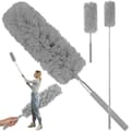 Telescopic Microfiber Duster 35–83 cm Grey