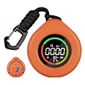 Miniatyrbillede 1 af 5: 3-i-1 CO Kulilte Monitor CO Temperatur- og Fugtighedsdetektor CO Luftkvalitetsmonitor HD LED-skærm Orange