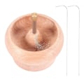 Miniatyrbillede 3 af 5: Diy Fremstilling Perle Spinner Holder Gem Workshop Træ Håndværk Projekt Strengning Med Stor Øje Nål G