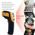 Miniatyrbild 3 av 5: DT8380 Handhållen LCD-display Infraröd Termometer Beröringsfri Temperaturmätare