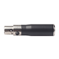 Miniatyrbilde 3 av 5: XLR 3-pin hann til XLR 4-pin hunn plugg lydadapter for mikrofon