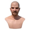 Miniatyrbilde 1 av 4: Realist Old Man Maske Latex Halloween Cosplay Party Full Face Mask Hodeplagg Fg