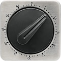 Miniatyrbild 4 av 4: Köksstimer Magnetisk 60 Minuter Uppdragbar Mekanisk Timer Rostfritt Stål För Hembakat Matlagning Ugn