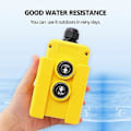 Miniatyrbillede 5 af 5: 2 stk. 65 tommer Bil Dør Audio Højttaler Ring Plader Vandtæt Cover Rustbeskyttelse Pad Sort Rød Universal Reservedele