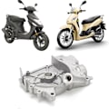 Miniatyrbild 5 av 5: Motor Höger Vevhus Sida Kåpa Aluminiumlegering Ersättning för GY6 50cc 80cc Scooter