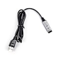 Miniatyrbilde 2 av 5: 5v USB LED RGB 3-tasters 4-pin fjernkontroll for LED-stripe 2024THO