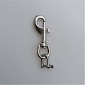 Miniatyrbilde 3 av 5: Rustfritt Dykkerlykt Torch Holder Enkel Ende Snap Clip Sjakkel