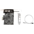 PCI-e PCI Express Firewire-kort, IEEE 1394 Kontrollerkort med Firewire-kabel, för video, audio Tr