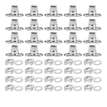 Miniatyrbillede 1 af 5: 20 Sæt Marine Grade Twist Lock Fastgørere Drejeknap Øje Og Stud, Til Lærred Fastgørere Drejeknapper