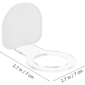 Pikkukuva 5 / 5: 2 kpl baseball-teline akryylinen seinäteline softball-teline baseball-mailan seinäteline esittelyteline ripustusteline vaakasuoraan esittelyyn 7. 6x7cm