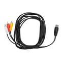 Din 8 Pin Han til 3 Rca Han Kabel Din 8 Pin til 3 Rca Lydadapter Kabel til Stereoudstyr 9.8ft