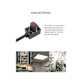 Miniatyrbild 3 av 5: DC 0/1-10V Knapp LED-dimmer, Lågspännings Passiv Dimmer PWM-reglering för 0-10V eller 1-10V Dimbara Elektroniska LED-drivrutiner 1st
