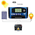 Miniatyrbillede 2 af 5: 40A MPPT Solpanel Regulator Ladecontroller 12V/24V Auto Fokus Sporing