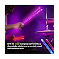 Miniatyrbilde 5 av 5: LED Lysende Trommestikker 15 Fargegradient USB Oppladbare+Bryter Elektroniske Trommestikker for