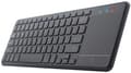 2.4G Smart Keyboard with Touchpad - Suitable for Laptops and TVs - Wireless Keyboard with Touchpad - Black