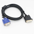 Pikkukuva 3 / 5: DVI - VGA -kaapeli VGA - DVI uros-uros HD-kaapeli - YuJia