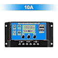 Miniatyrbillede 3 af 4: 300w 12v/24v Solpanel Sæt Kit Batteri Klips Oplader + 40a Controller Til Bil Rv Campingvogn