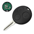 Miniatyrbilde 1 av 5: 433.92mhz 3 Knapper Smart Fjernkontrollnøkkel For Benz Smart Fortwo Forfour Roadster - JV