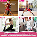 Miniatyrbilde 5 av 5: 6 par pakke over sneakers dansesokker for dansere kvinner dansesokker dansesokker over sko for dans på glatt gulv ballett 2025th