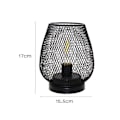 Miniatyrbild 5 av 5: Metallbur Led-Lykta Batteridriven Ljus Med Led Perfekt För Bröllop Fester Patio Evenemang Natt