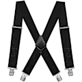 Miniatyrbilde 1 av 5: 5 cm brede bukseseler, 4 sterke klips, X-form, for menn og kvinner 2025th