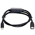 Pikkukuva 1 / 5: ESATA - USB-C -kaapeli, USB Type C -uros - ESATA ESATAp -kiintolevy -kaapeli kannettavalle tietokoneelle